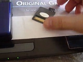 R4-SDHC nouvelle version sur une DS lite par OrigininalGames.fr