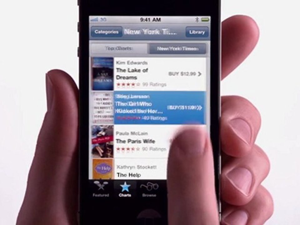 Apple Pub : Apple  iPhone4 - TV Ad - iBooks (VO - 2011 - HD)