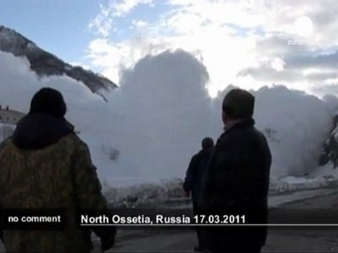 Russian soldiers create avalanche by firing... - no comment