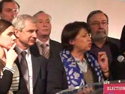 Martine Aubry en Seine-Saint-Denis