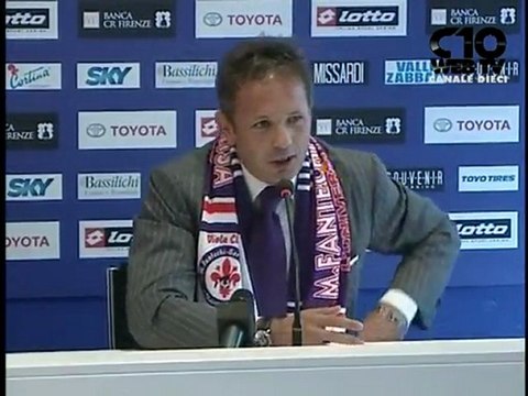 04.06.2010 conferenza stampa Sinisa Mihajlovic nuovo allenatore Fiorentina