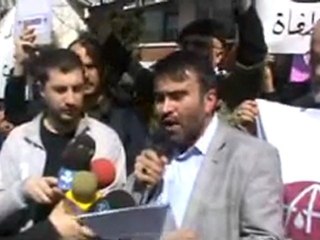 MAZLUMDER Suudi elçilik Deve Kuşu Yumurtalı eylem