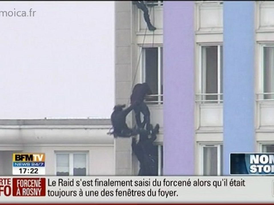 Un policier du Raid chute pendant l'assaut à Rosny-sous-bois