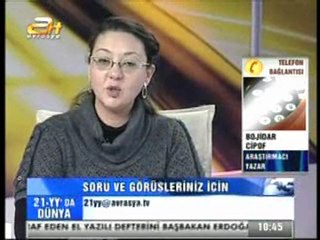 BOJİDAR ÇİPOF 14 MART 2011 ART (AVRASYA) TV'DE