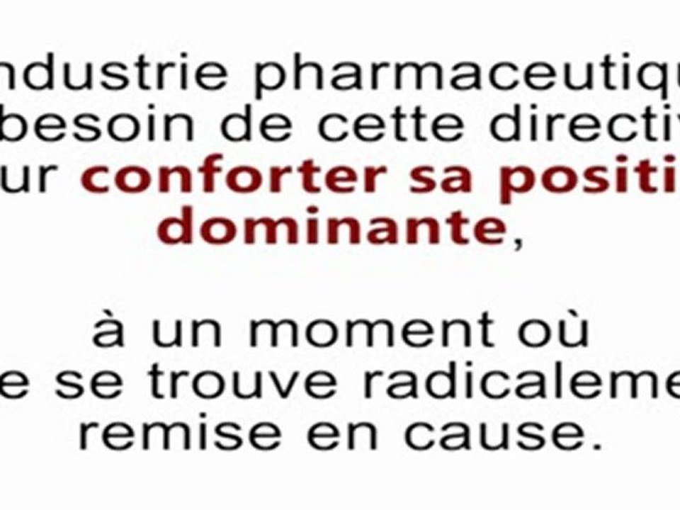 L'EUROPE C'EST LA MORT _ Lobbys _Guérison naturelle interdite ... 1/2