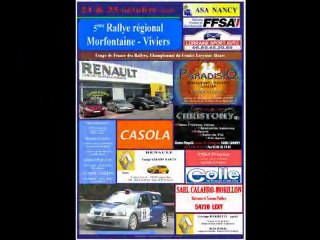 Rallye Morfontaine-Viviers 2009  1er partie