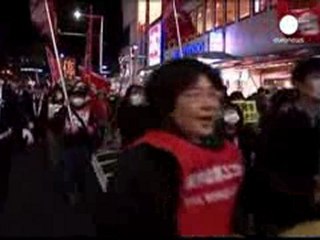 Japon: manifestation contre le gouvernement à Tokyo