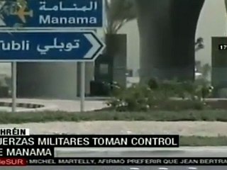 Fuerzas militares toman control de Manama