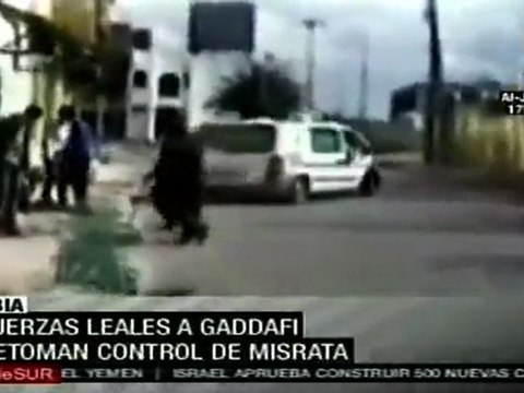 Fuerzas leales a Gaddafi retoman Misrata