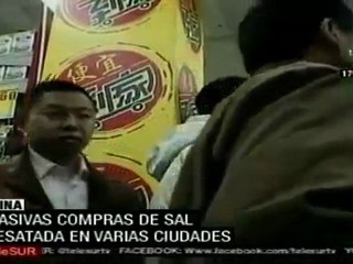 Masivas compras de sal en China
