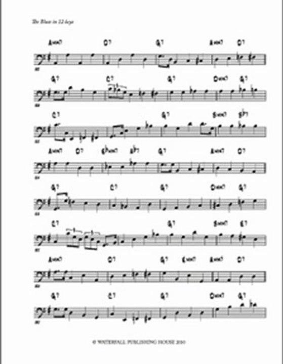 Double Bass Lesson - Walking Bass Line - Jazz bass lesson