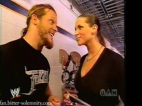 Chris Jericho & Stephanie Mcmahon backstage on Smackdown