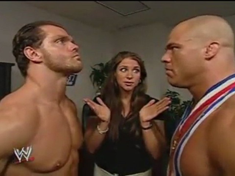 Stephanie, Kurt, and Chris backstage
