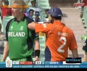 37th Match Ireland vs Netherlands - TossNetherlands vs Ireland - Netherlands Inning Over 01-02