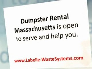 Affordable Dumpster Rental Cost in Massachusetts