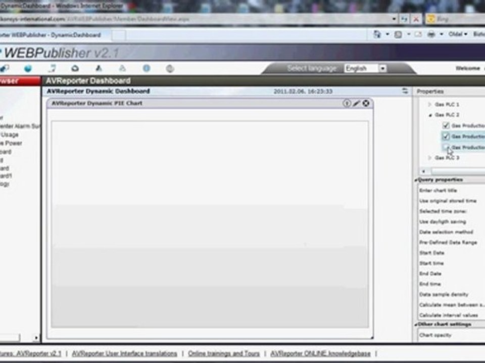 Create Silverlight Gas Usage Dashboard
