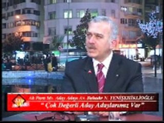 Akhisar Ak PArti Aday Adayı Bahadır Yenişehirlioğlu