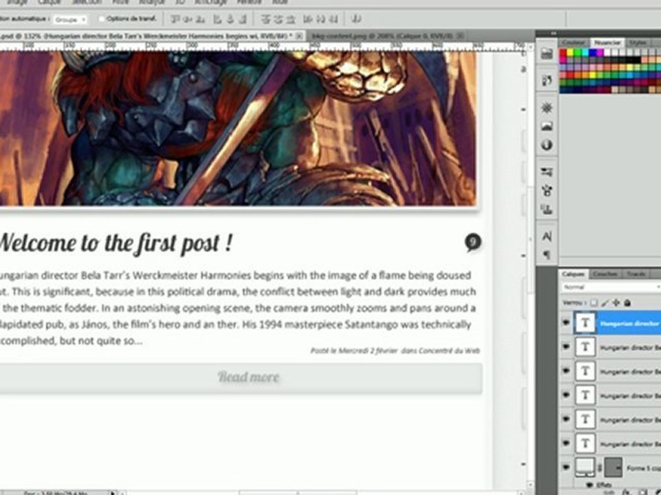 Tutoriel HTML/CSS : Découper et intégrer une maquette HTML [Partie 1]