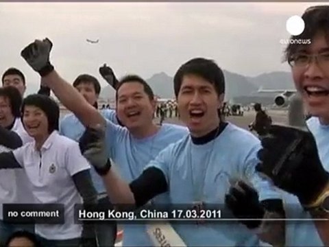 Aircraft Pull event in Hong Kong - no comment