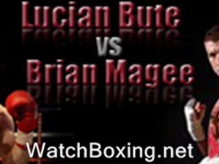 watch Lucian Bute vs Brian Magee fight live online March 19th
