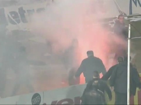 Zamieszki na meczu AEK Ateny i PAOK Saloniki