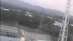 Vista aérea de los daños en los reactores de Fukushima