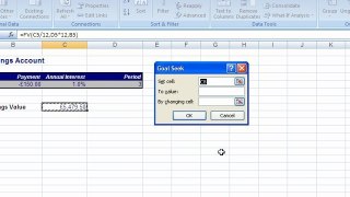 Microsoft Excel Goal Seek Tutorial