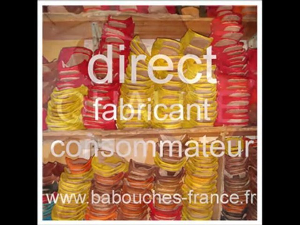 fabrication babouches france