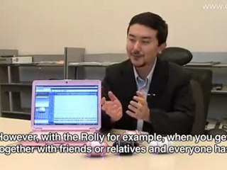 Sony Rolly SEP-50BT - Interview and Demonstration : DigInfo