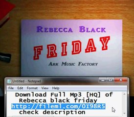 Rebecca Black Friday New Single - Next Justin Bieber?? Free Download 2011 Lyrics