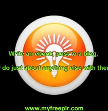 Free plr articles and rewrite plr articles