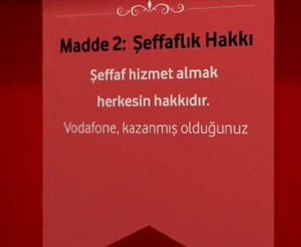 vodafone tuketici haklari tvc madde 2