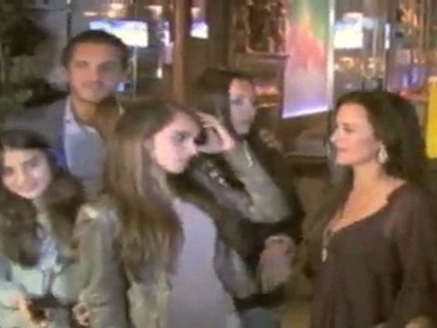 Paris Hilton's Celebratory Dinner