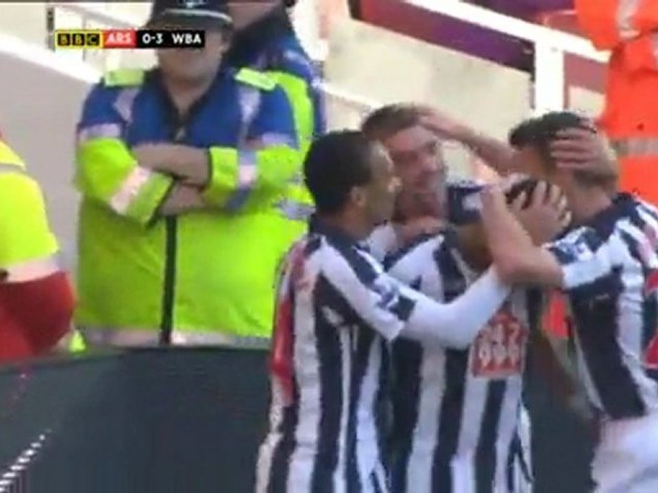 Arsenal vs. West Bromwich Albion Video Highlights   Interviews (25th Sep 10)