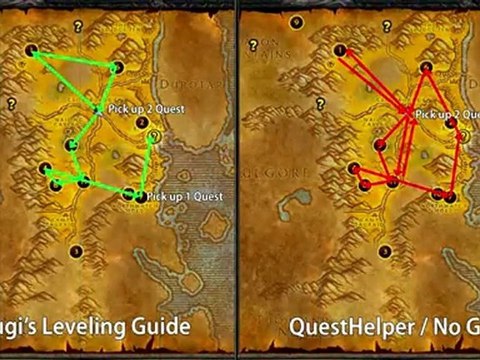 Dugi Alliance Horde Leveling Guide V4 Features