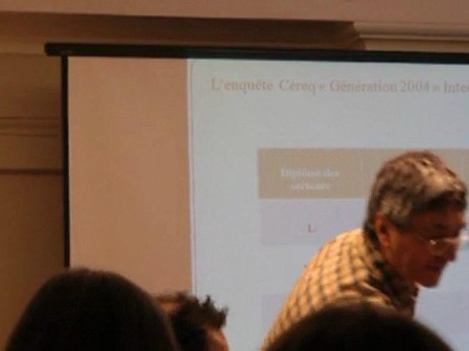 Conditions de l'insertion des diplomés en master 1/2