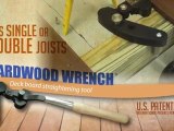 Hardwood Wrench Deck Board Straightening Tool