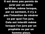 petite association jurer en dehors d'Allah