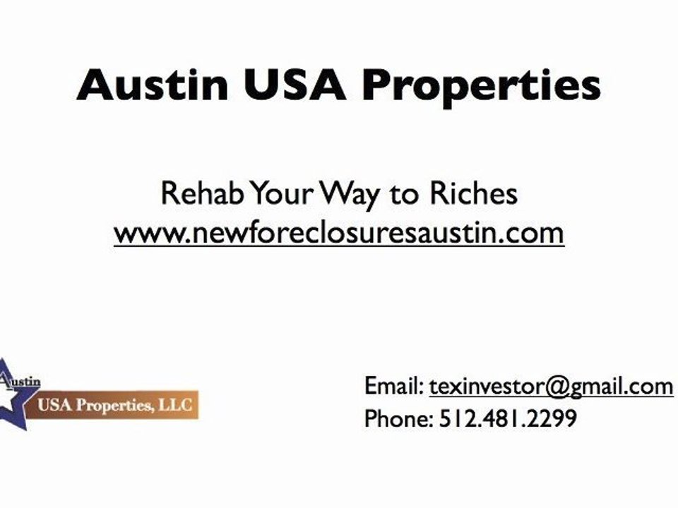 Rehab projects in Austin Texas