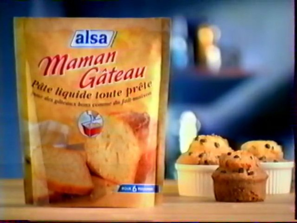 Publicité Maman Gâteau ALSA 2000