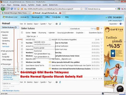FORUMA KAYIT OLMAK VİDEOLU ANLATIM