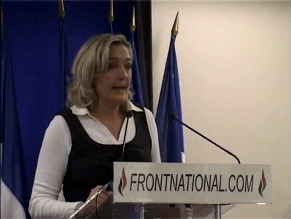 Marine Le Pen: Immigration, les vrais chiffres (1/2) - conférence 21 Fév. 2011