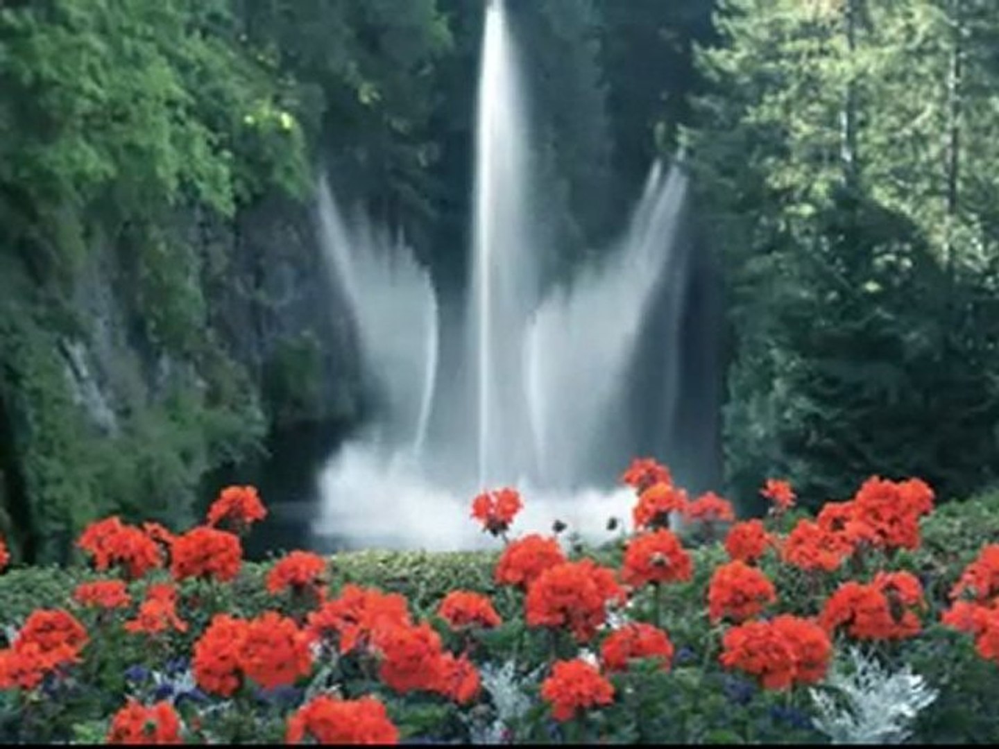 Beautiful fountain with beautiful music.
