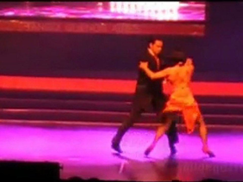 Hugo Luis Mastrolorenzo Chizuko Kuwamoto - MUNDIAL BAILE TANGO 2008  Osvaldo Pugliese Pata ancha