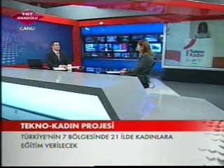 Ufuk Tarhan Tekno-Kadın projesini anlatıyor - TRT