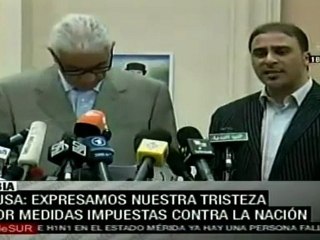 Kusa: medidas impuestas contra Libia traerán más sufrimien