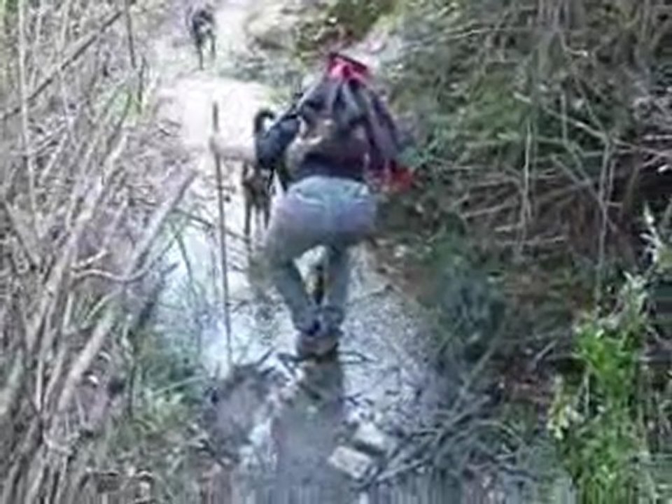 Construction d'un gué