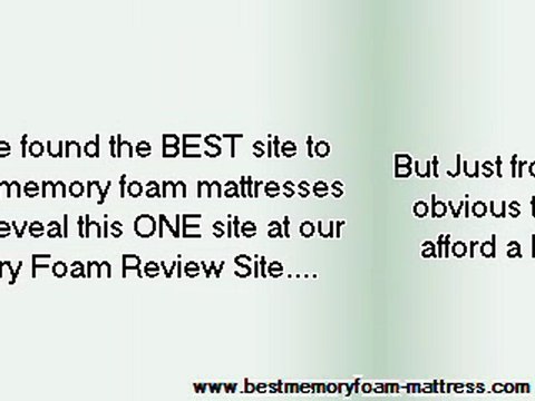 How Much Does A Memory Foam Bed Mattress Cost?
