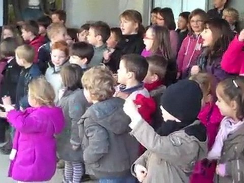 portes ouvertes en chansons à l'école Ste-Bertille de Marœuil