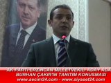 AK Parti Milletvekili Aday Adayı Burhan Çakır Tanıtım Konuşması